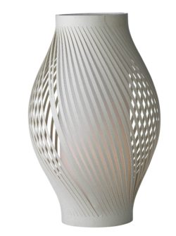 Collection - Twist Column - Table Lamp - White